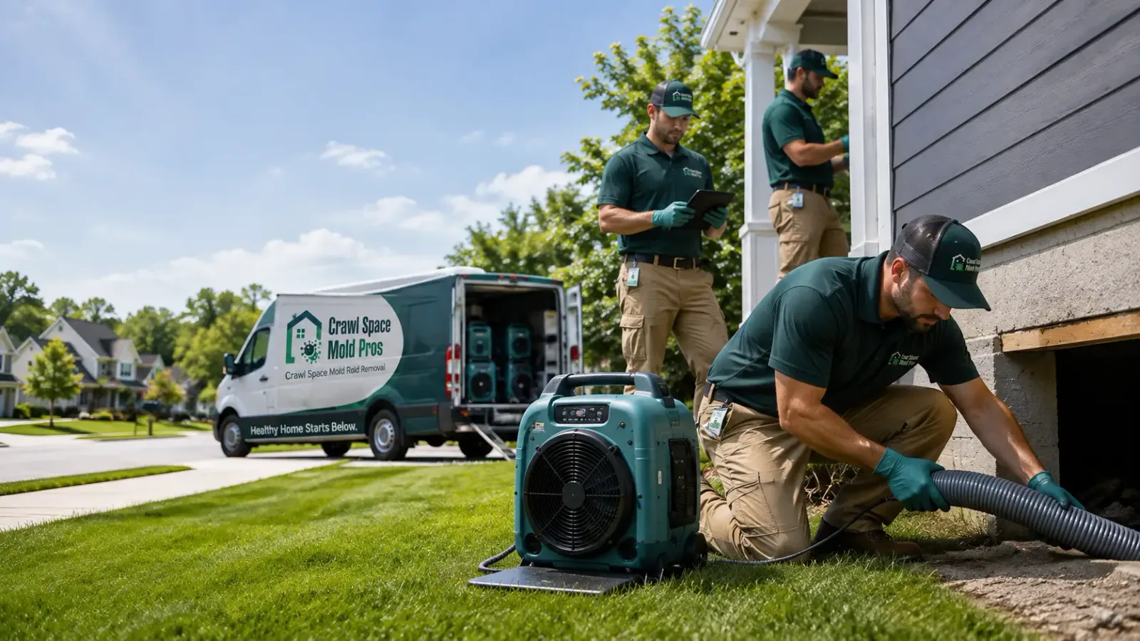 Crawl Space Mold Removal in Grover, CO